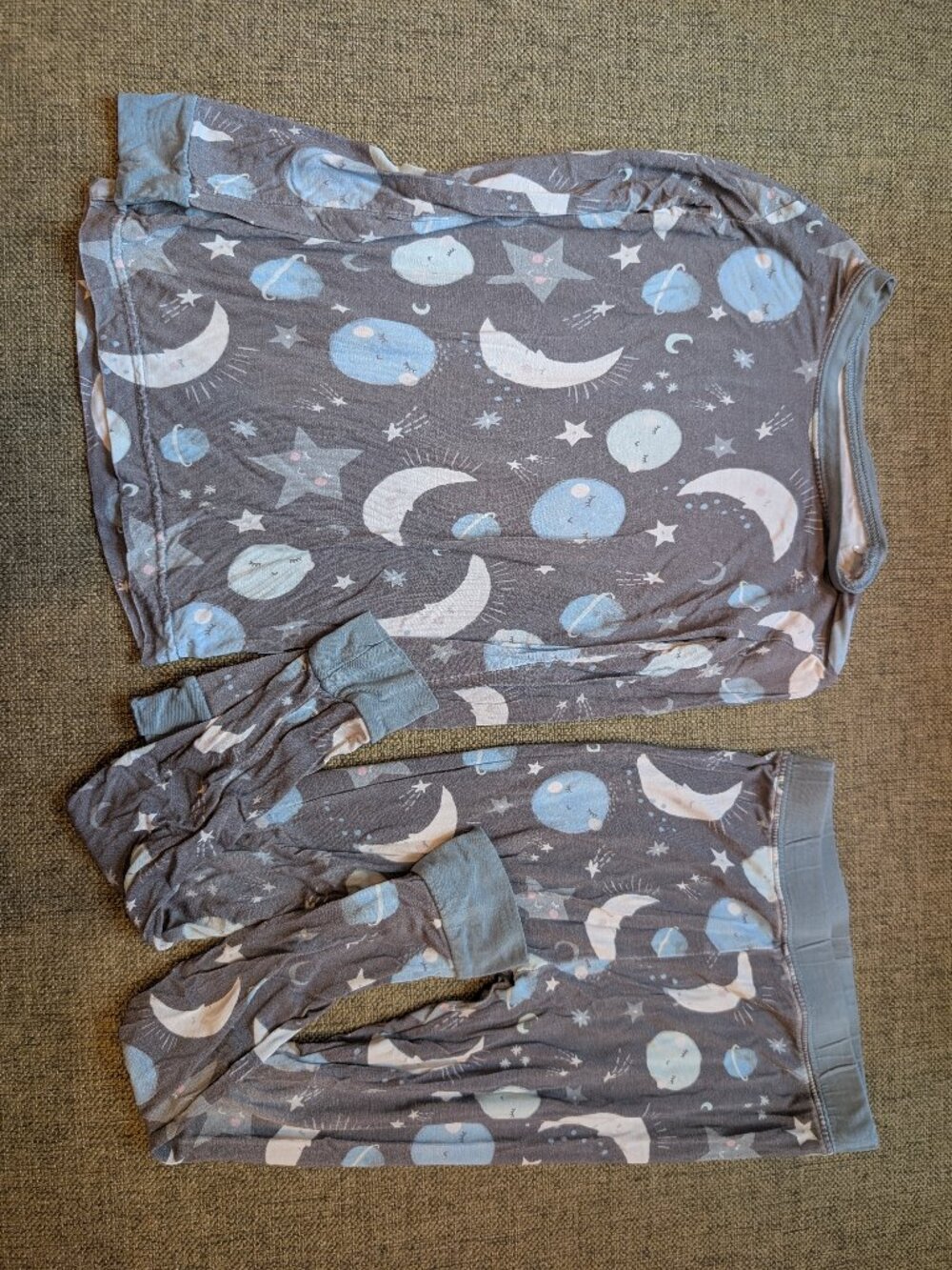 4T Little Sleepies Moon & Stars Pajamas Set